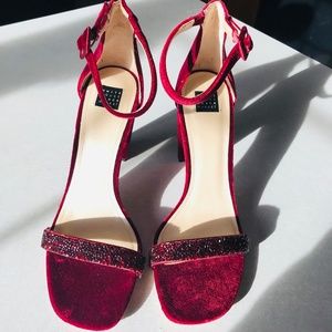 White House Black Market Block Heels